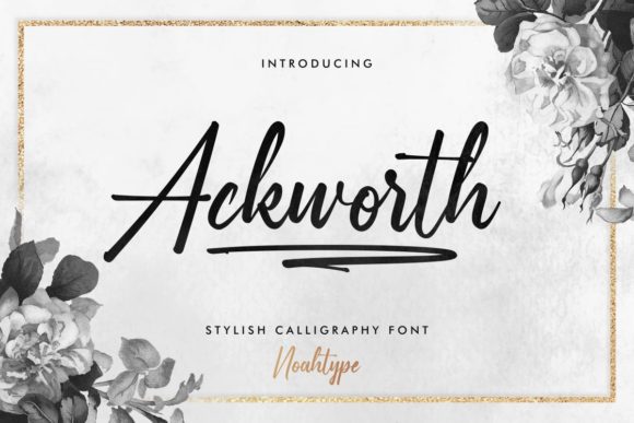 Ackworth Font: A Bold Script for Digital Branding