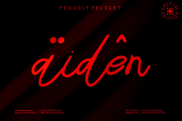 Aiden Font: Elevate Your Brand with a Script That Speaks