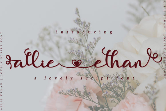 Allie Ethan Font: Romantic Typography for Memorable Branding
