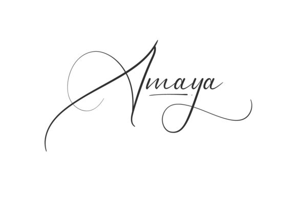 Amaya: A Script Font That Elevates Your Brand’s Design