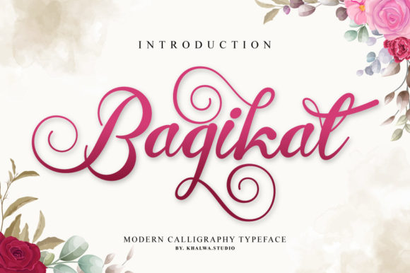Bagikat Font: A Handwritten Typeface for Editorial Elegance