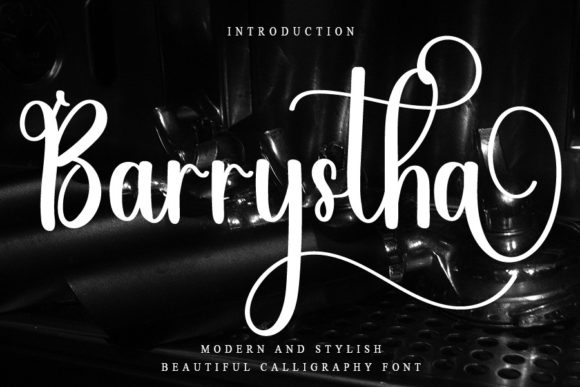 Barrystha Font Review: A Romantic Typeface for Campaigns