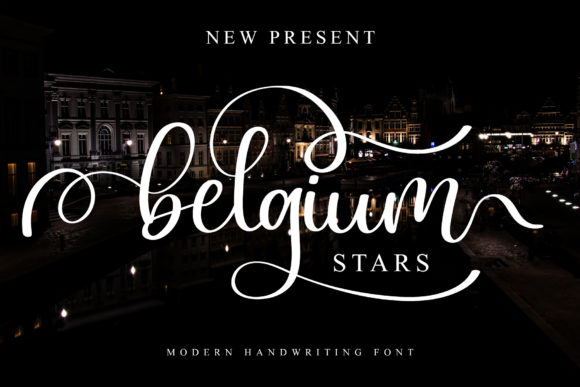 Belgium Stars: A Luxurious Script Font for Branding Projects