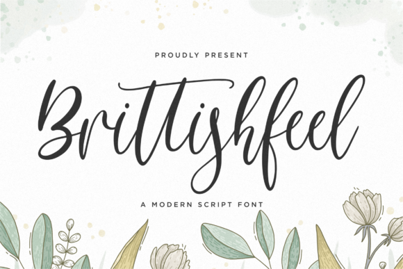 Brittishfeel: A Modern Script Font for Creative Branding Projects