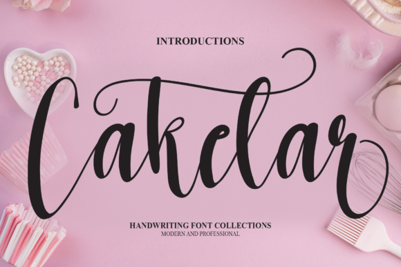 Caketar Font: A Script Typeface for Memorable Marketing