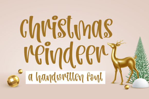 Christmas Reindeer Font: A Playful Typeface for Web Design