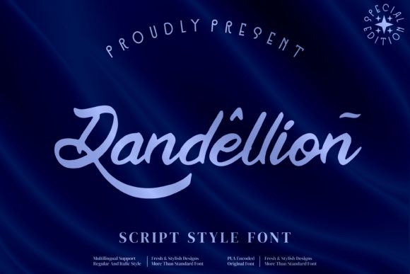 Dandellion: A Script Font That Elevates Brand Identity