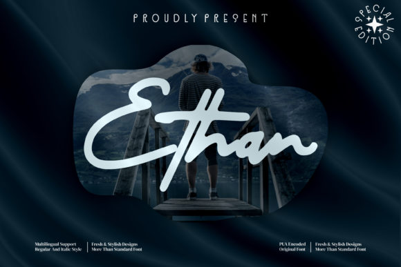 Ethan Font: A Signature Script for a Professional Brand