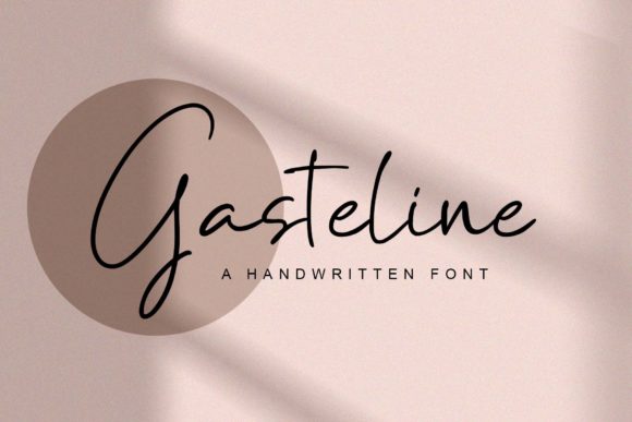 Gasteline: The Stylish Script Font That Elevates Your Campaign Design