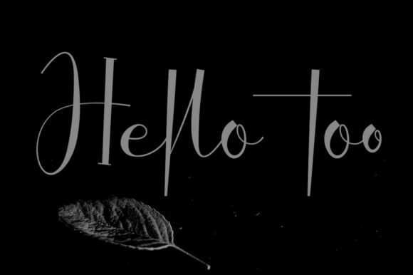 Hello Too Font – A Playful Handwritten Typeface for Digital Design