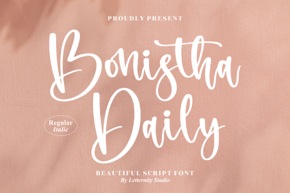 Introducing Bonistha Daily: A Script Font for Thoughtful Typography