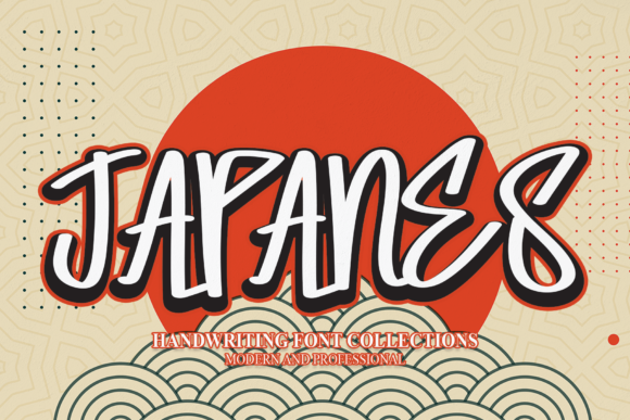 Japanes Font: A Handwritten Typeface That Brings Asian Elegance to Your Crafts