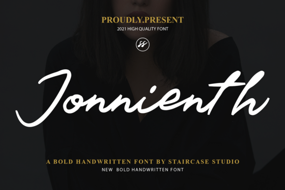 Jonnienth Font: A Bold Handwritten Typeface for Digital Design