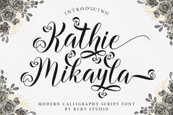 Kathie Mikayla: A Handwritten Font for Crafting Elegance