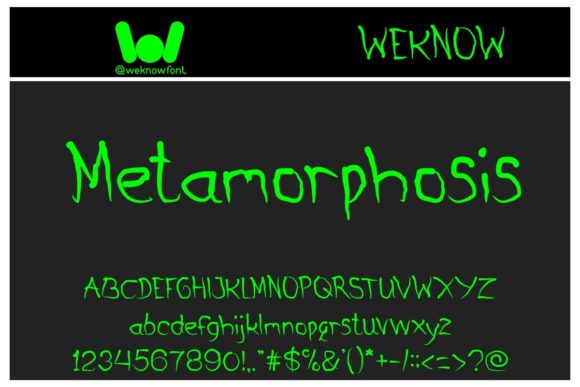 Metamorphosis Font: Modern Script for Editorial Design
