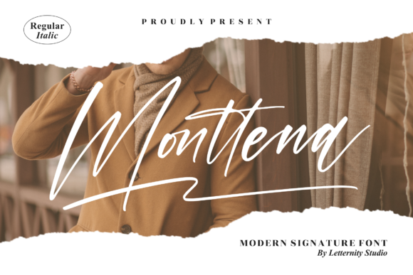 Monttena: A Script Font That Elevates Your Brand