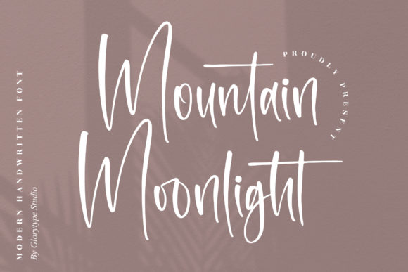 Mountain Moonlight: A Script Font for Editorial Elegance