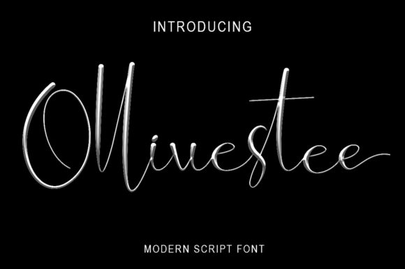Ollivestee Font Review: A Flowing Script for Sophisticated Branding