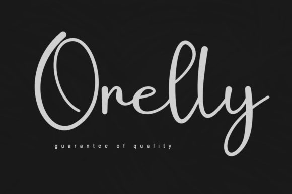 Orelly: A Modern Script Font for Memorable Branding