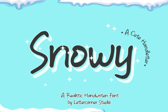 Snowy: A Handwritten Font for Modern Web Design