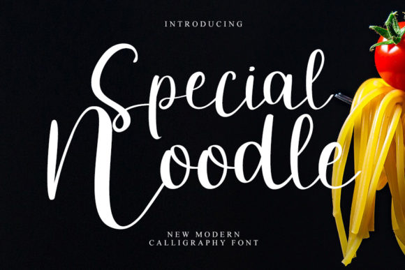 Special Noodle Font: Elegance in Every Curve