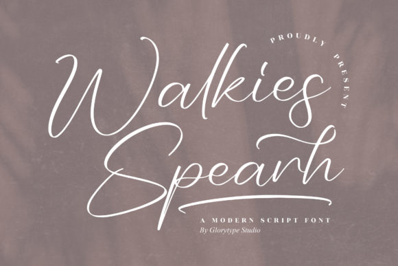 Walkies Spearh Font: A Script Amp Typeface That Elevates Brand Design