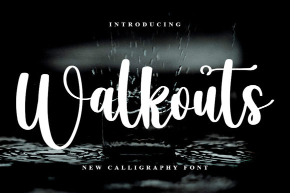 Walkouts Font Review: A Romantic Script for Creative Branding Projects