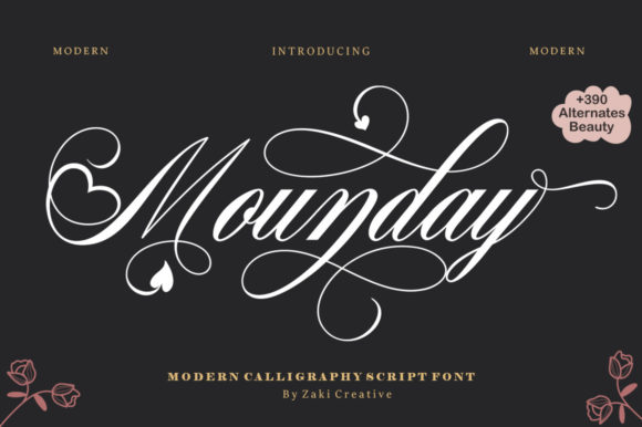 Why Mounday Calligraphy Is a Marketer’s Go-To Script Font