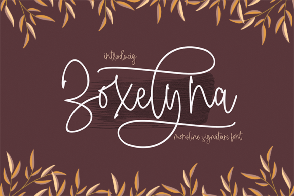 Zoxelyna: A Modern Script Font for Editorial Elegance